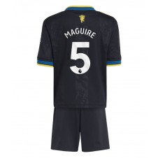 Manchester United Harry Maguire #5 Tredjedraktsett Barn 2025-26 Kortermet (+ korte bukser)
